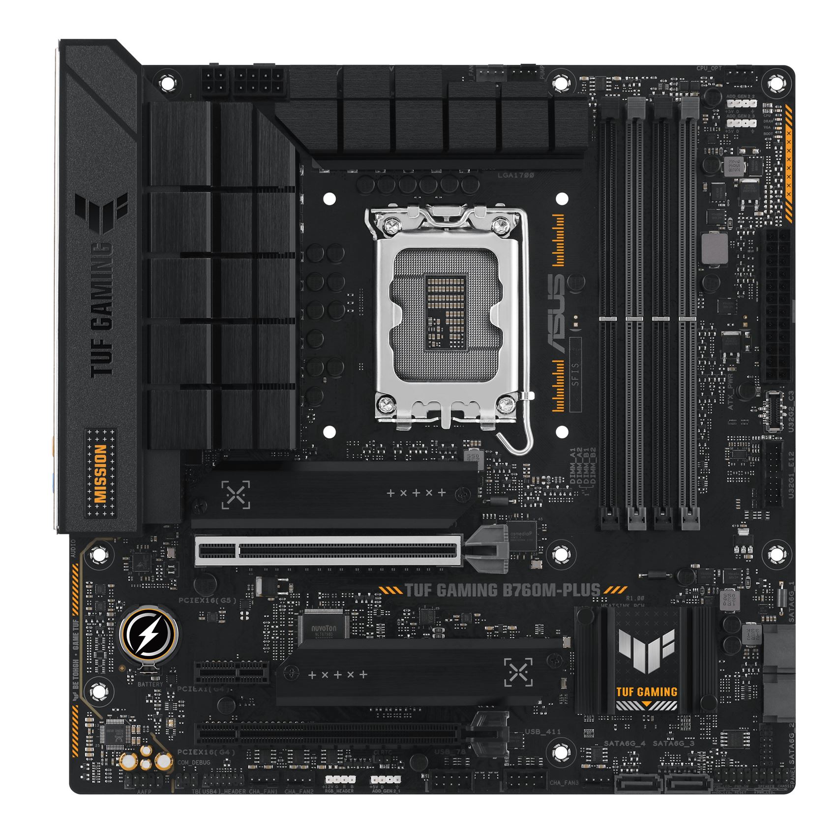 MB ASUS TUF GAMING B760M-PLUS SK LGA1700 4DDR5 HDMI/DP mATX