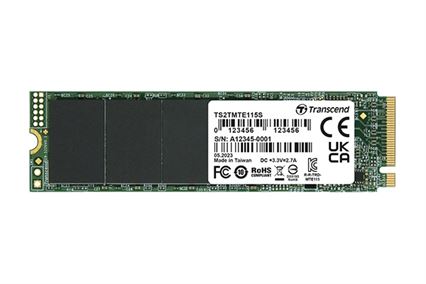SSD M.2 PCIe NVMe Transcend 1TB 115S -3200R/2000W-250K/170K IOPs
