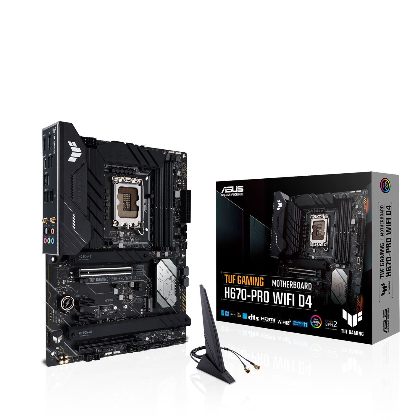 MB ASUS TUF GAMING H670-PRO WIFI D4 SK LGA1700 4DDR4 HDMI/DP ATX