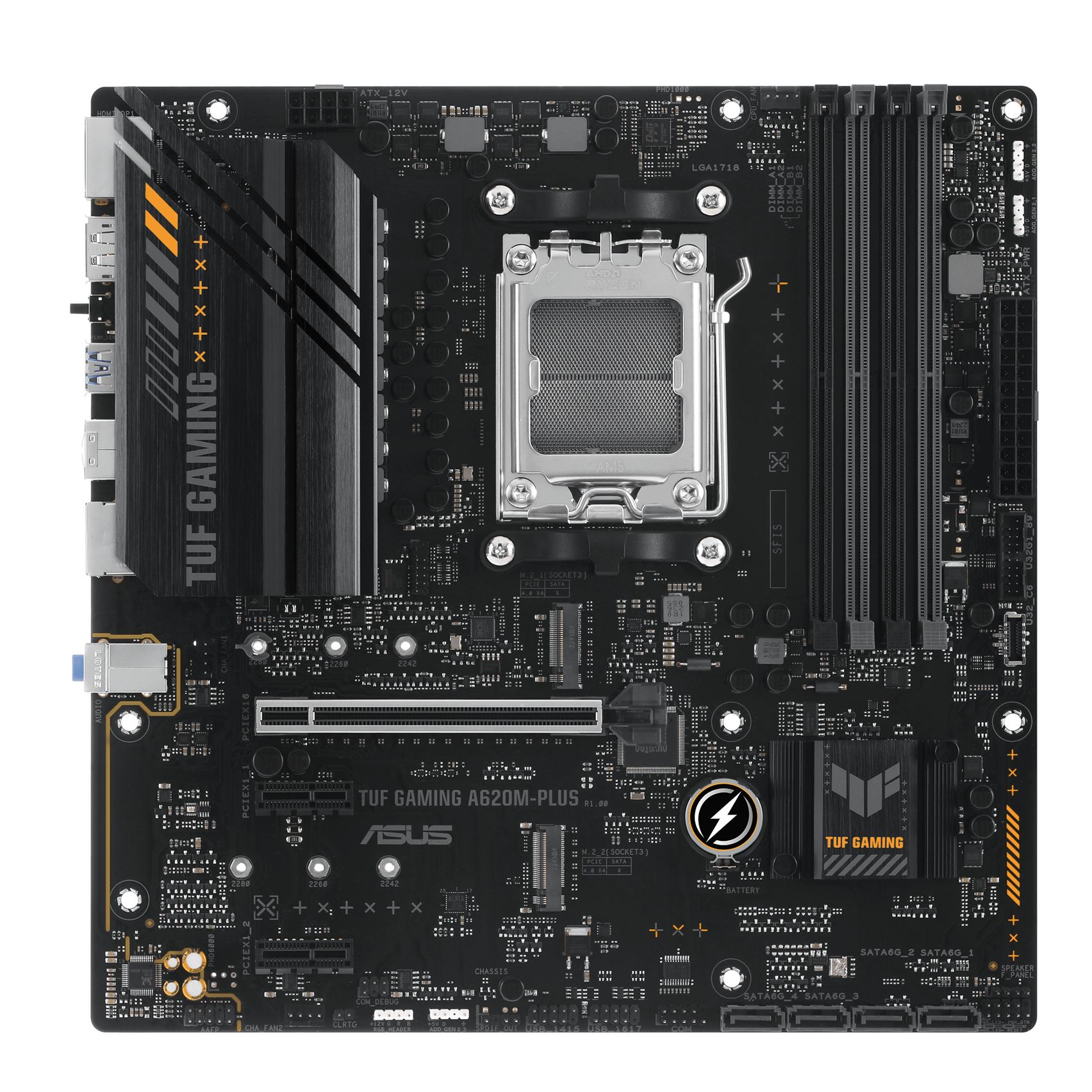 MB ASUS AMD A620 TUF GAMING A620M-PLUS SKT AM5 4xDDR5 HDMI/DP mATX