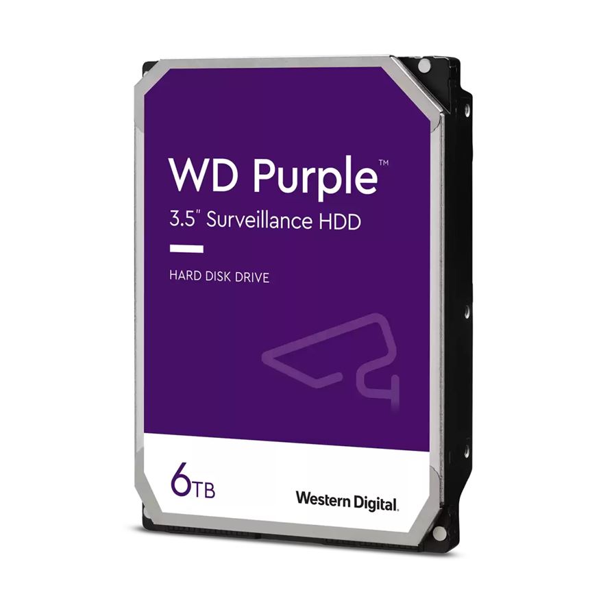 Disco 3.5 6TB WD Purple 256Mb SATA 6Gb/s 56rp Surveillance