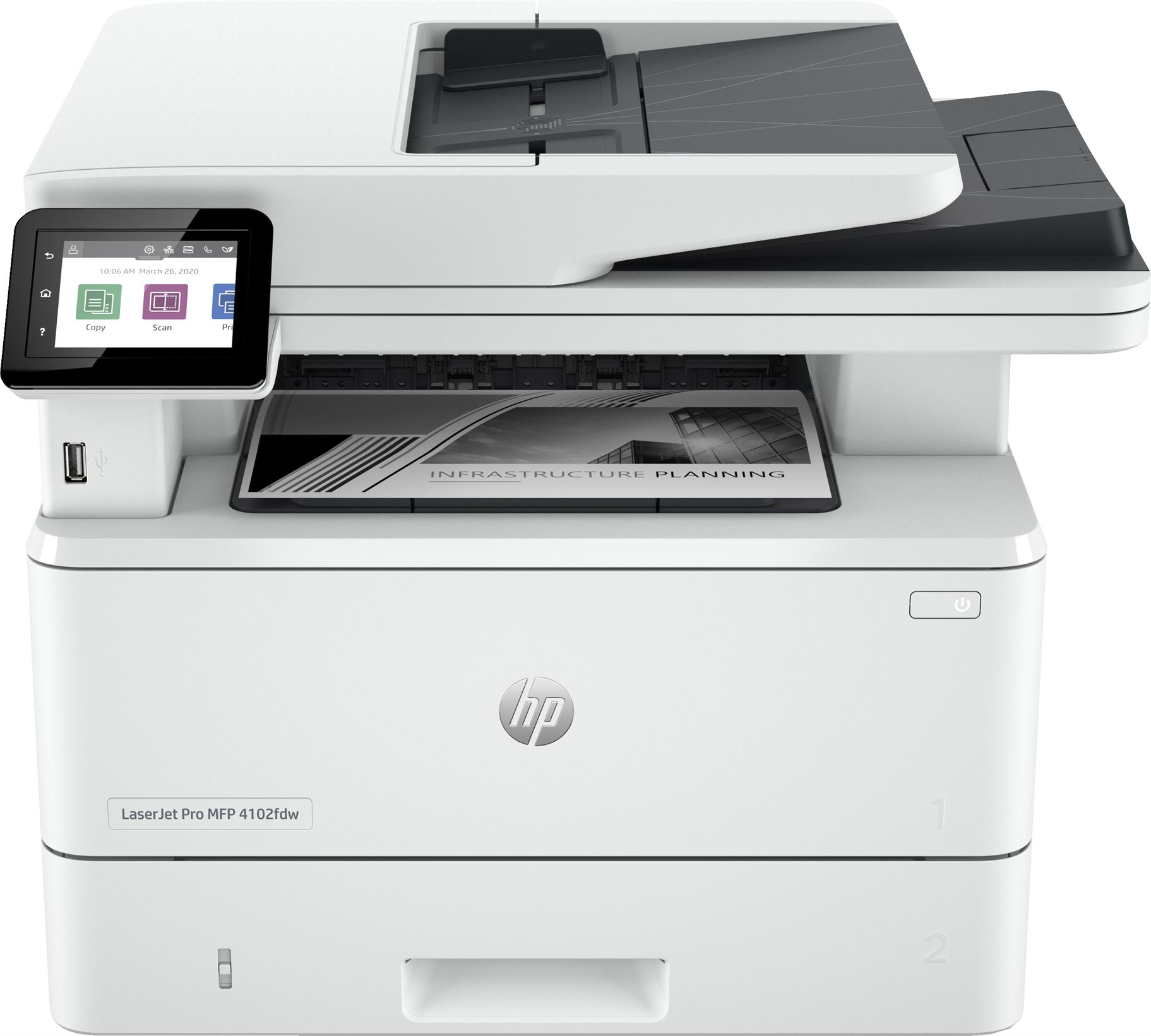 Impressora HP Multifunções LaserJet Pro  4102dw