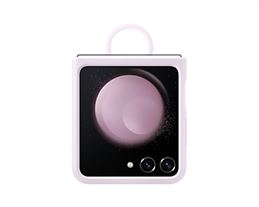 Capa de Silicone Samsung Flip5 com Anel  Lavanda