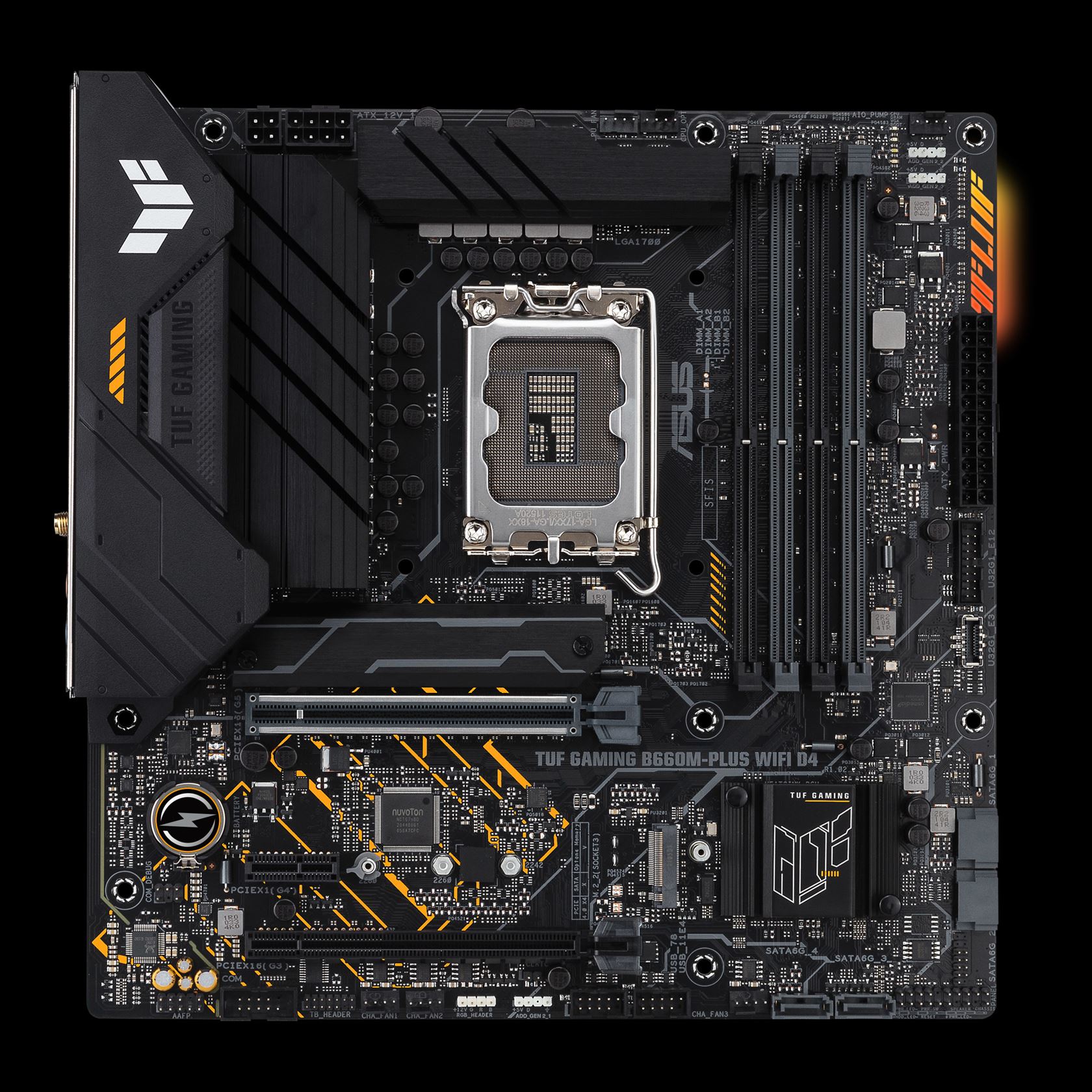 MB ASUS TUF GAMING B660M-PLUS WIFI D4, SK LGA1700 4DDR4 HDMI/DP mATX