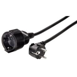 Extensão HAMA Schuko "Profi", 3mt, Preto
