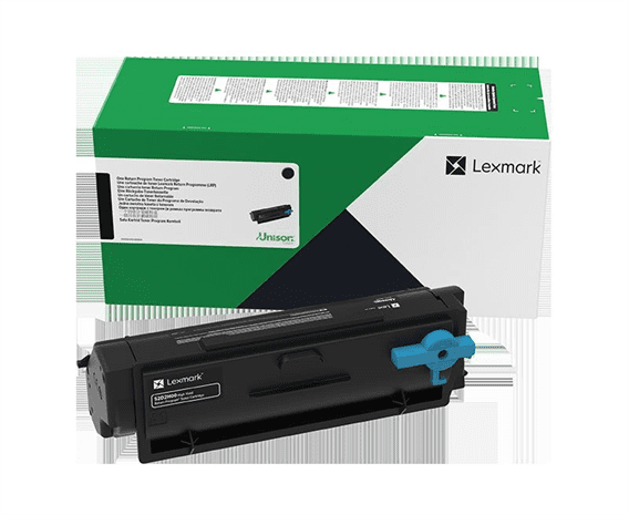 Toner LEXMARK 55B2H00 Preto de retorno 15K a 5% -  MS331/431, MX331/431