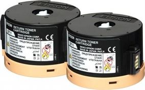 Toner EPSON S050711 de Retorno Pack 2 x 2,5K - WorkForce AL-M200/MX200