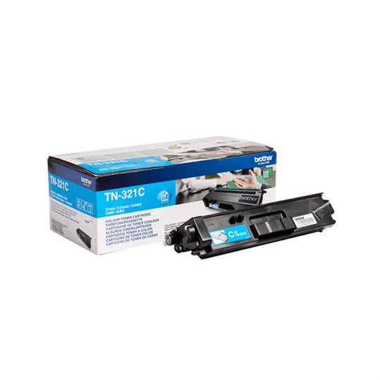 Toner BROTHER TN321C Ciano 1,5k - HLL8250CDN/ HLL8350CDW/ DCPL8400CDN/ MFCL8650CDW/ MFCL8850CDW