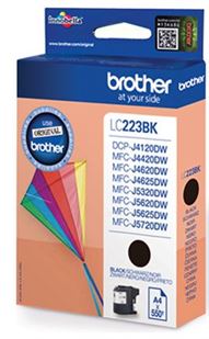 Tinteiro BROTHER LC223BKBP Preto - MFC-J4420DW/4625DW
