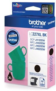 Tinteiro BROTHER LC227XLBKBP Preto - DCP-J4120DW, MFC-J4420DW/4620DW/5x20DW