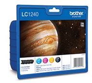 Tinteiro BROTHER LC1240VALBP Pack 4 Cores - MFC-J6510DW/J6710DW/J6910DW