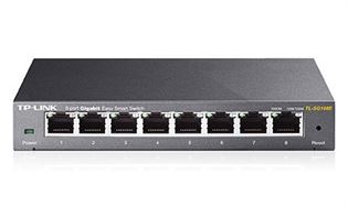 Switch TP-Link 8 portas Easy Smart Gigabit -TL-SG108E