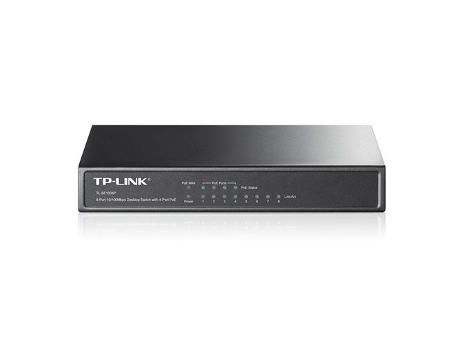 Switch de mesa TP-Link 8 portas 10/100M PoE  - TL-SF1008P