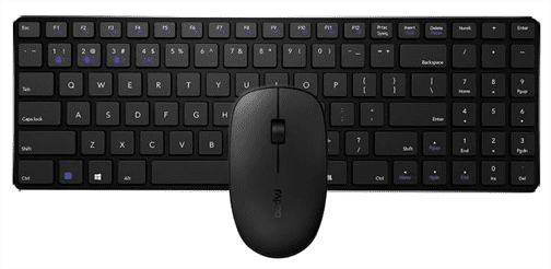 Combo/Kit RAPOO teclado e Rato 9300M BT/Wireless Ultra-slim, Black, Nano USB - 192748