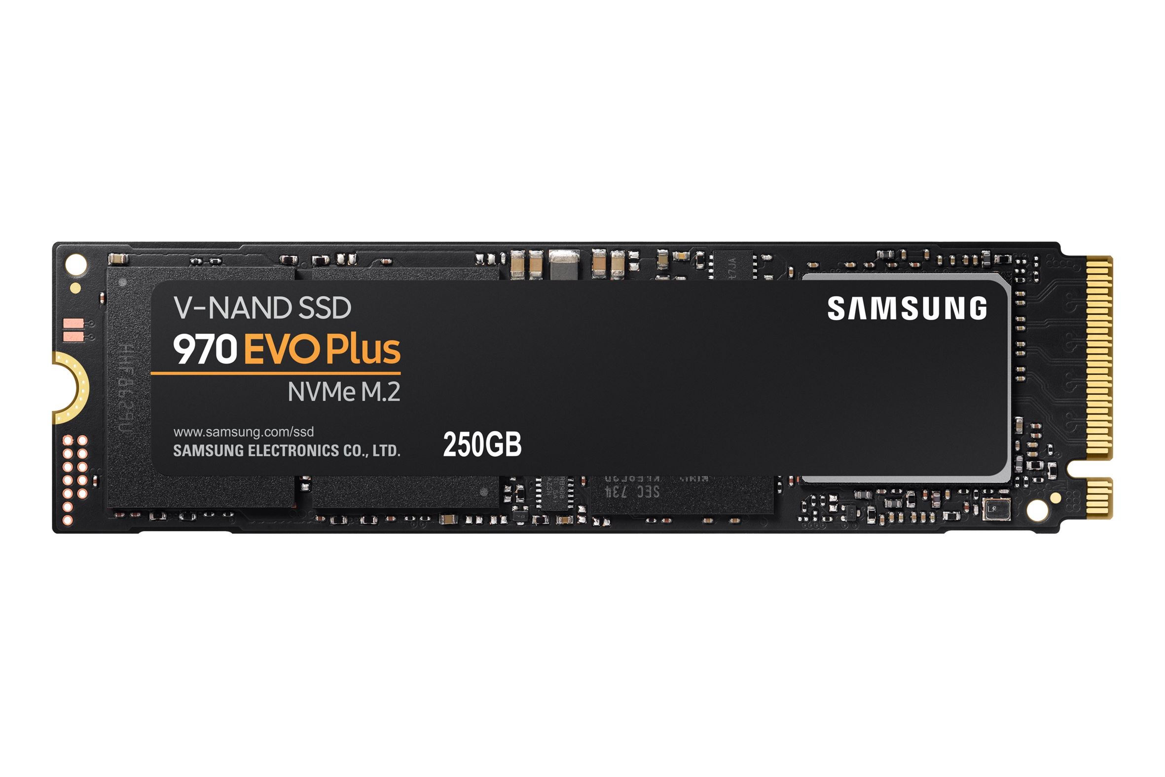 SSD M.2 PCIe NVMe SAMSUNG 250GB 970 EVO PLUS 3500/2300-250K/550K IOPS