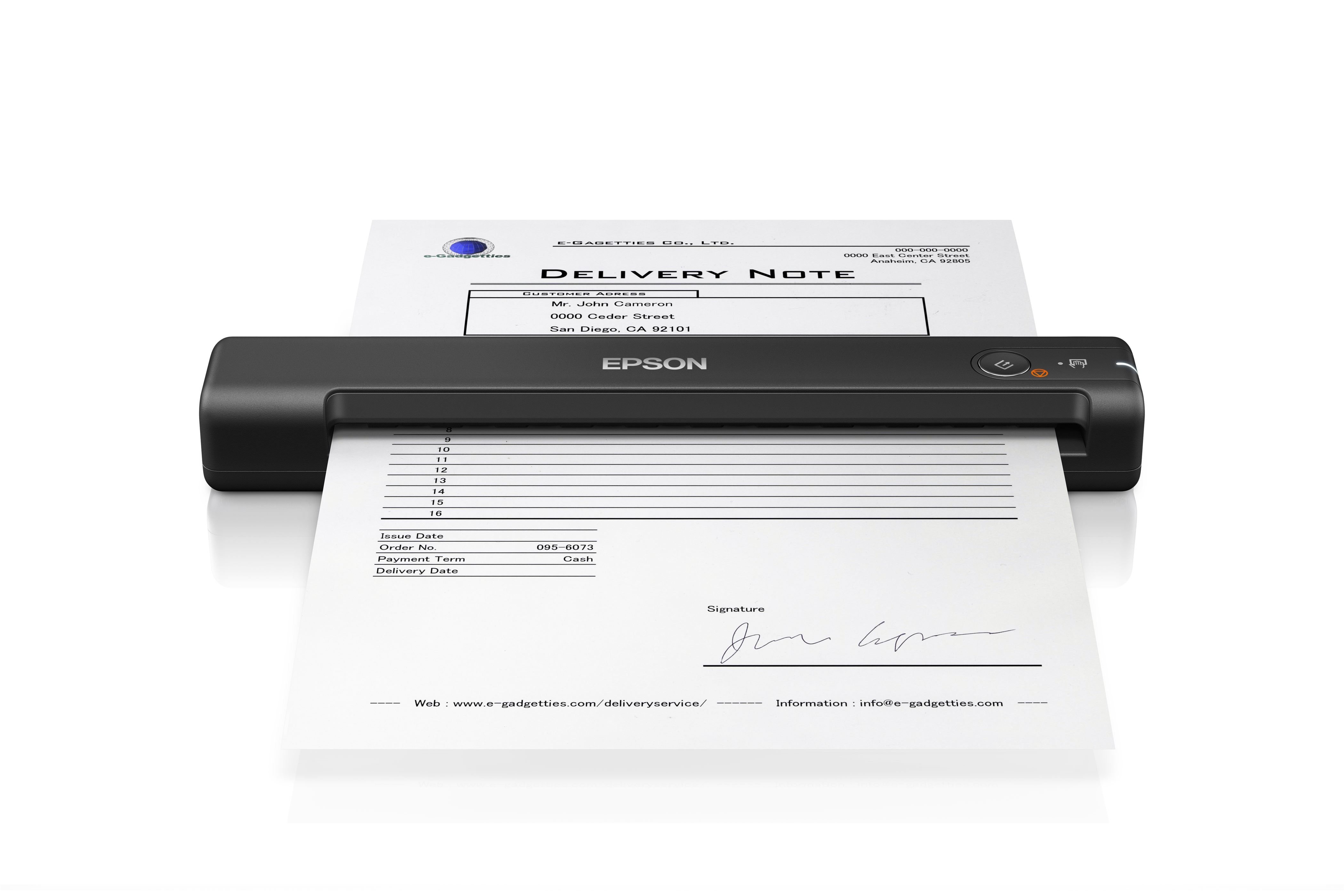 Scanner EPSON Portátil Workforce ES-50 - A4 USB