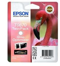 Tinteiro EPSON T0870 Otimizador de Brilho Pack 2 - Stylus Photo R1900