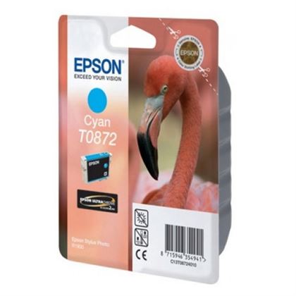 Tinteiro EPSON T0872 Ciano Ultra Gloss - Stylus Photo R1900