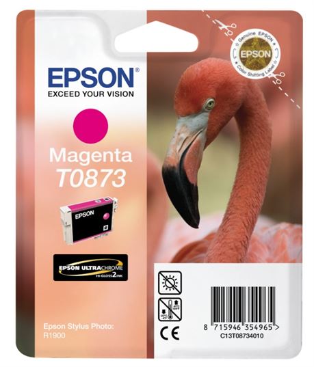 Tinteiro EPSON T0873 Magenta Ultra Gloss - Stylus Photo R1900