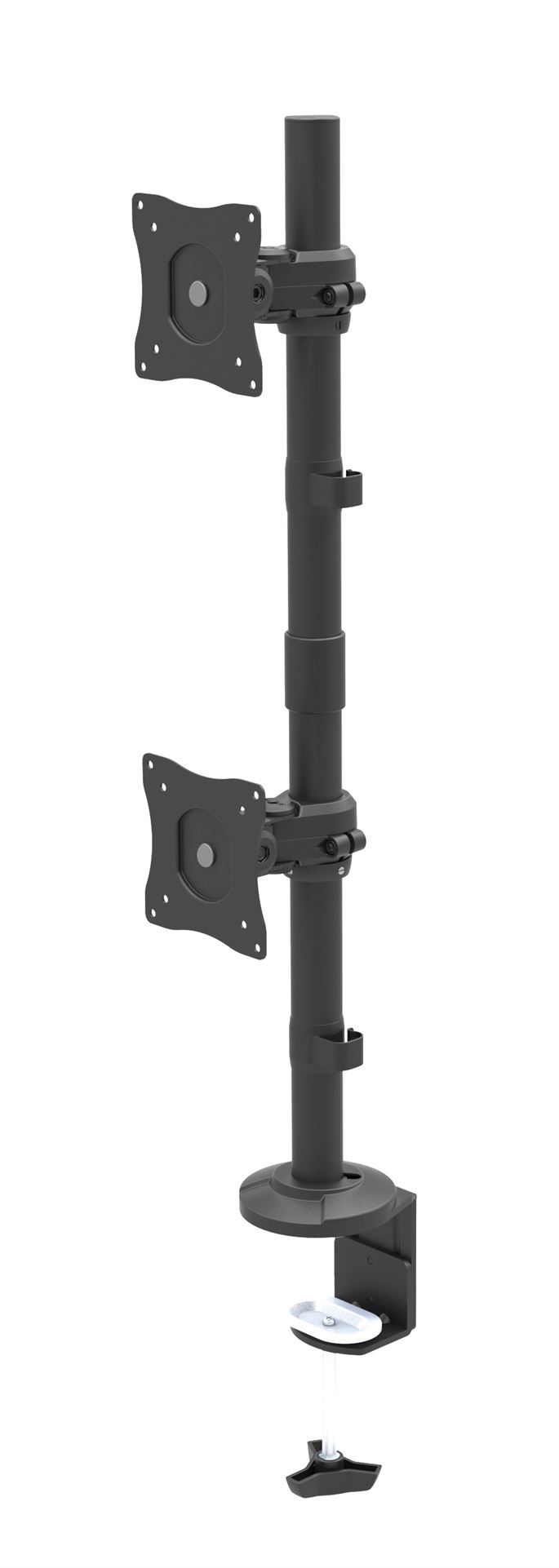 Suporte de Mesa NAPOFIX 13-32" Vertical 2xDisplays Rotativo 360 - DM1200V