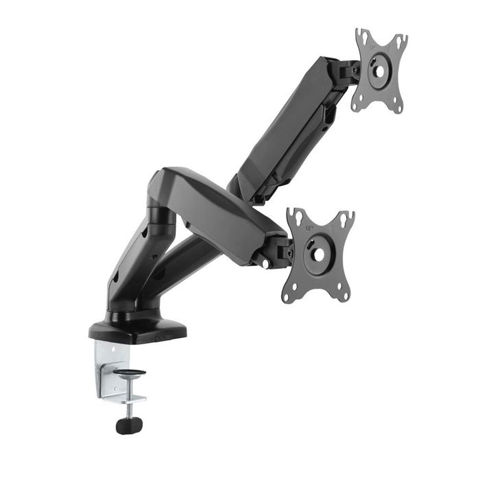 Suporte de Mesa NAPOFIX 13-27" 2xDisplays Rotativo 360 - DM3200