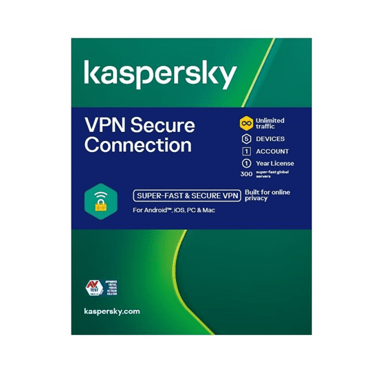 Software Kaspersky VPN 3 Dispositivos noCD PT