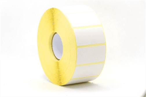 Etiquetas BROTHER térmicas protegidas, Pack 12 rolos, cada rolo contém 2650 etiquetas de 51mmx26mm