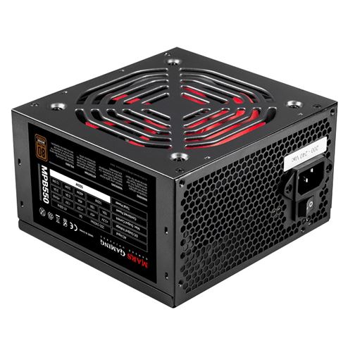Fonte MARS GAMING MPB 550W BRONZE 230V SilentRPM 10DB 1xPCIE6+2PIN - MPB550