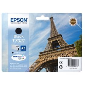 Tinteiro EPSON T7021 Preto XL 2,4K - WorkForce Pro WF-40xx/45xx