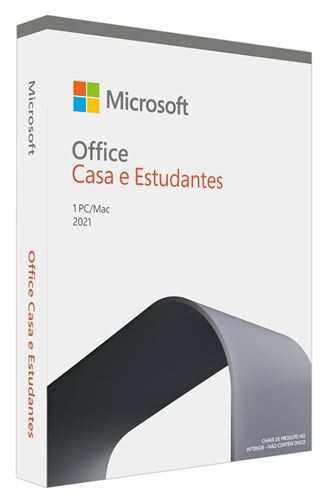 Microsoft Office Home and Student 2021 Portuguese P8 EuroZone 1 License Medialess