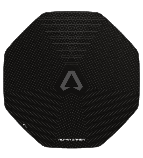 Tapete p/ Cadeira Alpha Gamer Octan Grid - Black / Grey - AGOCTANGRIDBK