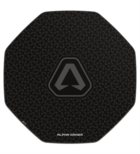 Tapete p/ Cadeira Alpha Gamer Octan Icon - Black / Grey - AGOCTANICONBK