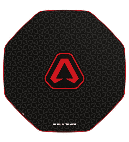 Tapete p/ Cadeira Alpha Gamer Octan Icon - Black / Red - AGOCTANICONRED