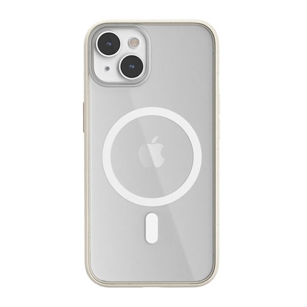 Capa Woodcessories Clear Case MagSafe Offwhite/Biomaterial para iPhone 13 / 14