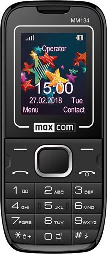 Telemovel Maxcom Classic MM134 1,77" Dual SIM 2G Preto
